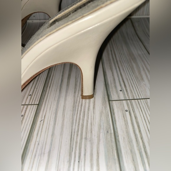 Pelle Moda Leather Slip On Sandal Heel Size 8M - Picture 6 of 10